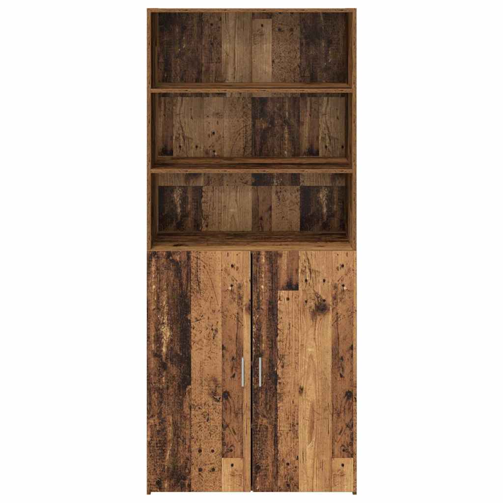 Høyskap Gamle tre 80 x 42,5 x 185 cm Konstruert tre