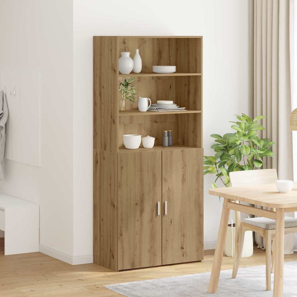 Høyskap Artisan Eik 80 x 42,5 x 185 cm Konstruert tre