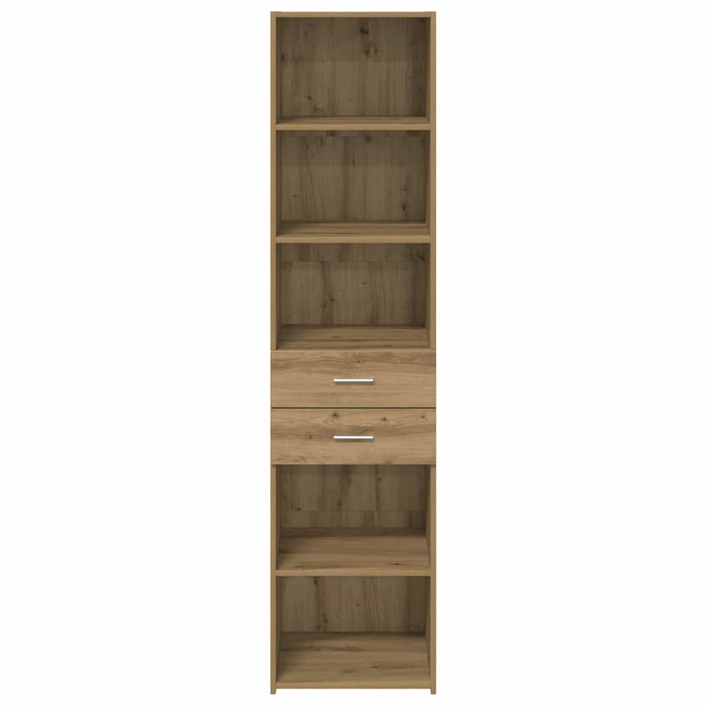 Høyskap med skuff Artisan Eik 45 x 42,5 x 185 cm Konstruert tre