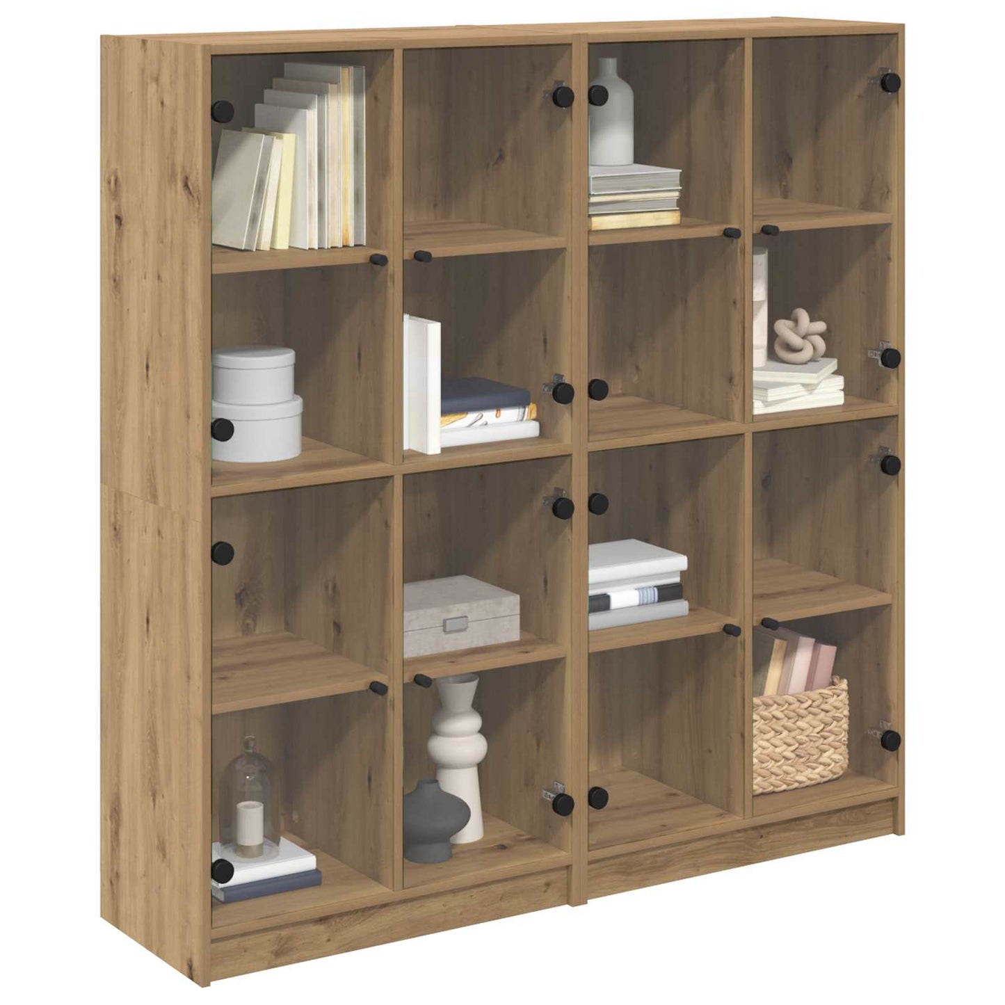 Høyskap 2 pcs Artisan Eik 68 x 37 x 142 cm Konstruert tre