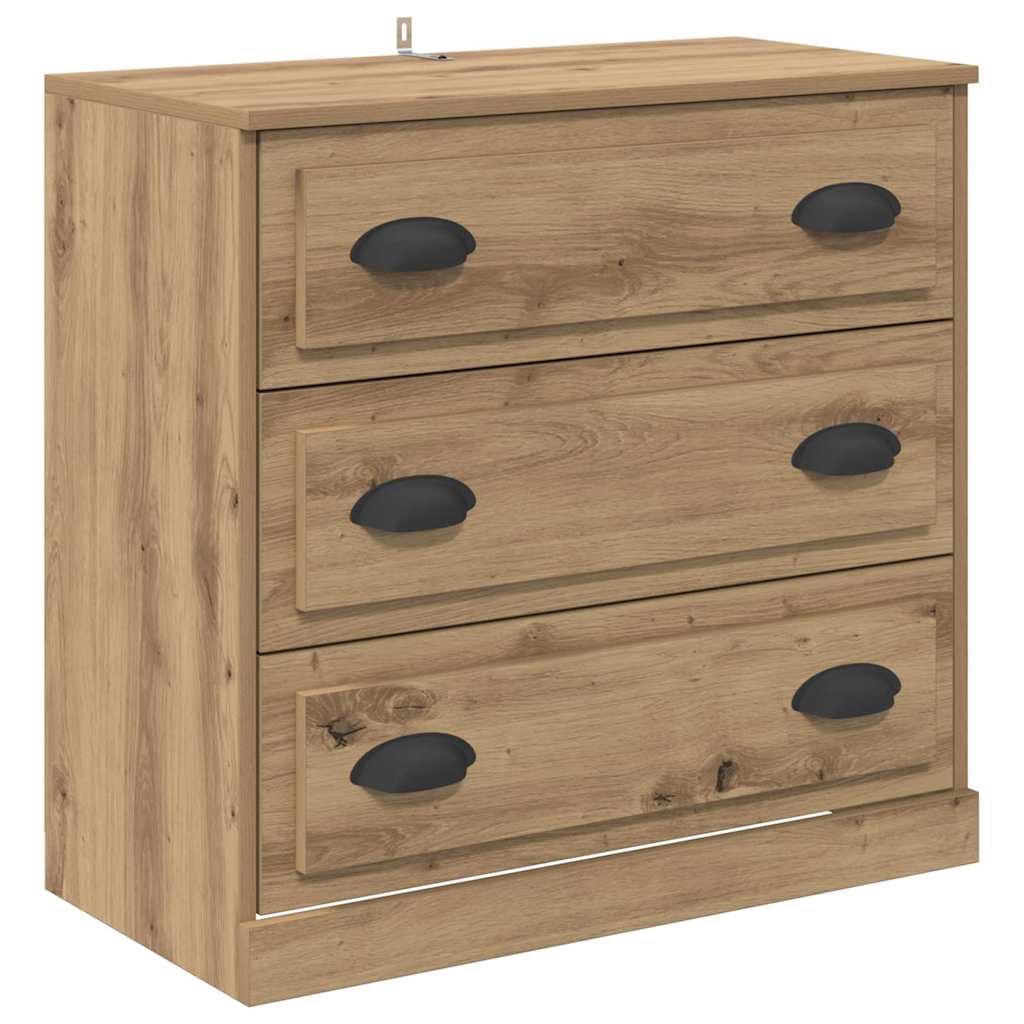 Skap 2 pcs Artisan Eik 70 x 35,5 x 67,5 cm Konstruert tre