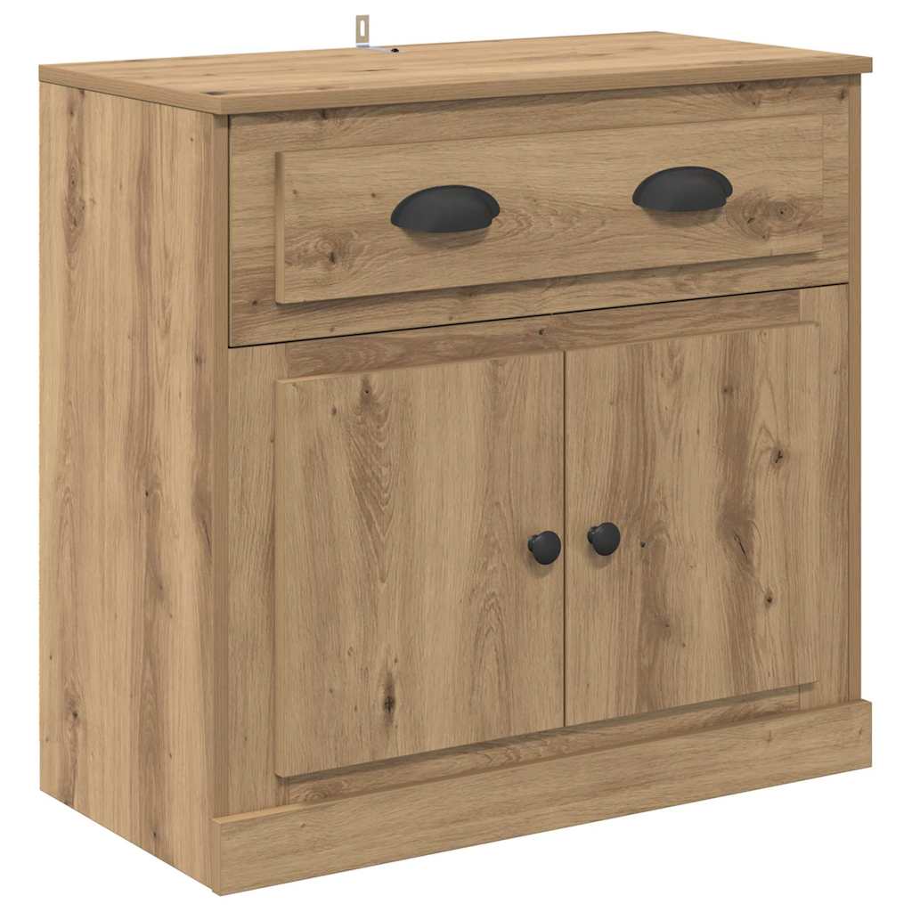Skap 2 pcs Artisan Eik 70 x 35,5 x 67,5 cm Konstruert tre