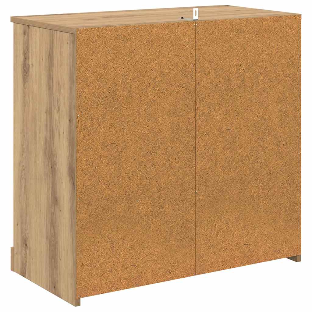 Skap 2 pcs Artisan Eik 70 x 35,5 x 67,5 cm Konstruert tre
