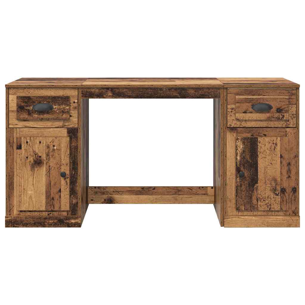 Skrivebord med skap Gamle tre 154,5 x 50 x 75 cm Konstruert tre vidaXL