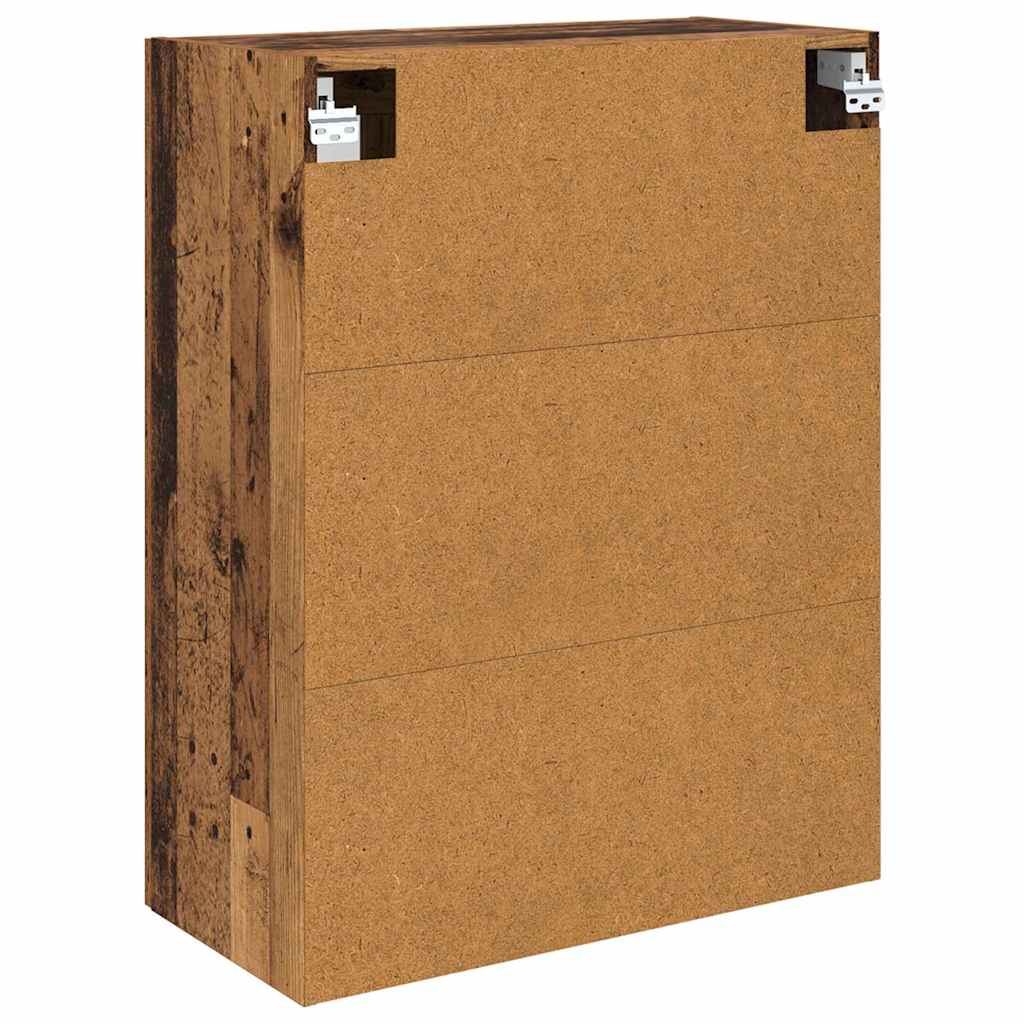 Vegghotell 2 pcs Gamle tre 69,5 x 34 x 90 cm Konstruert tre