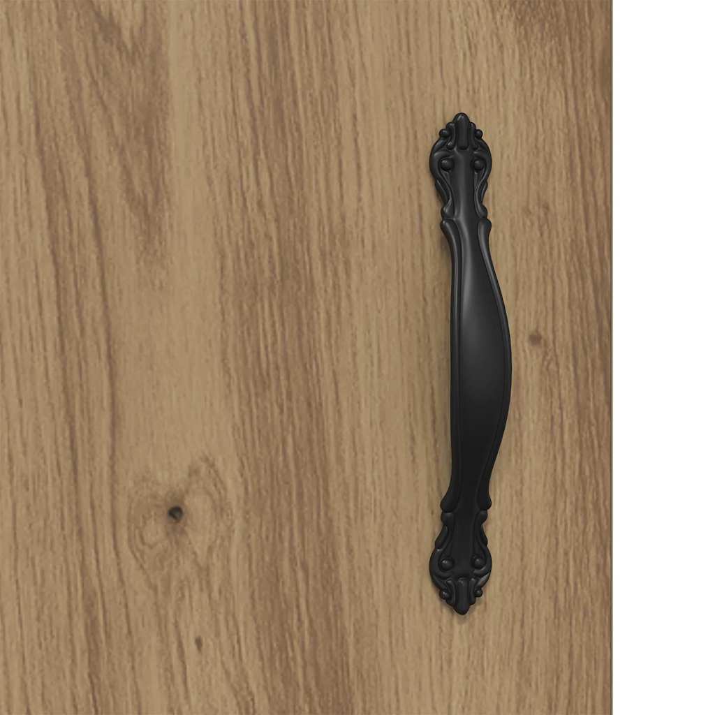 Vegghotell 2 pcs Artisan Eik 69,5 x 34 x 90 cm Konstruert tre