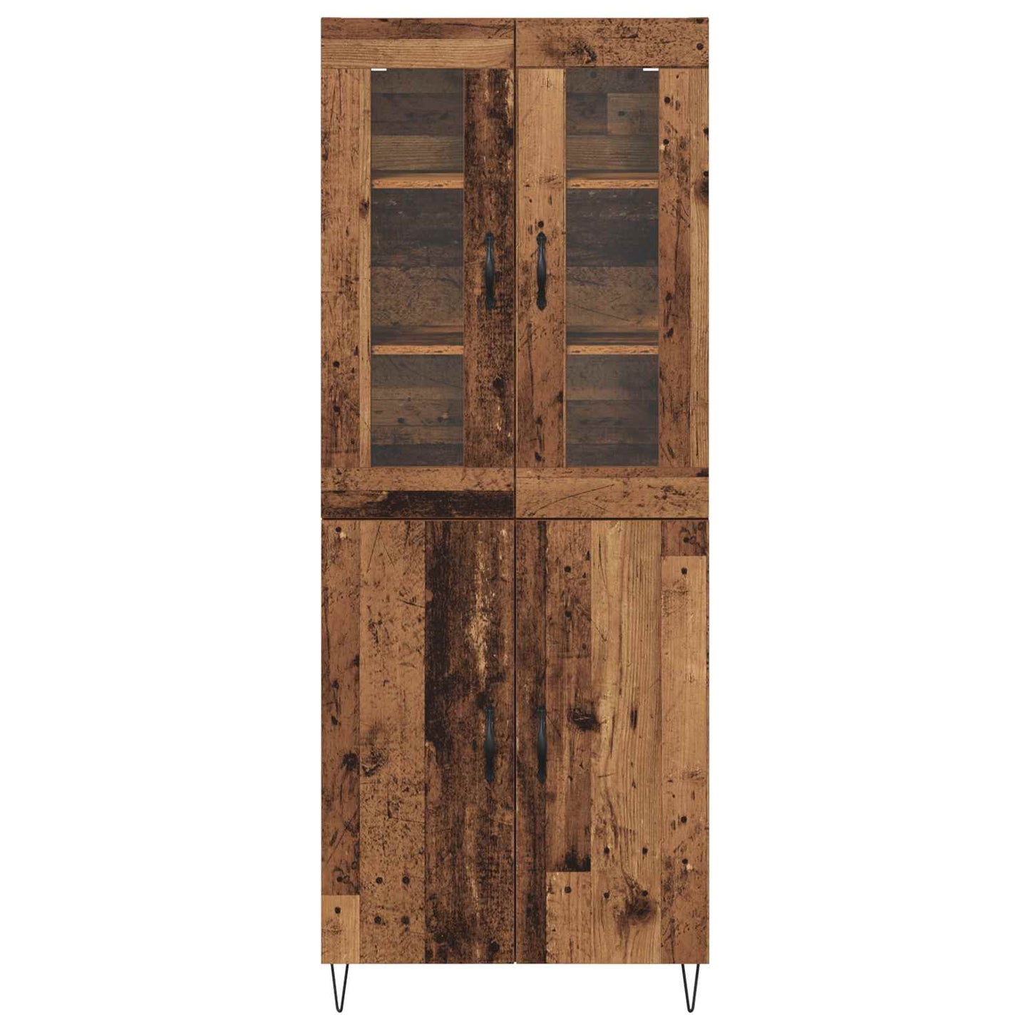 Høyskap Gamle tre 69,5 x 34 x 180 cm Konstruert tre