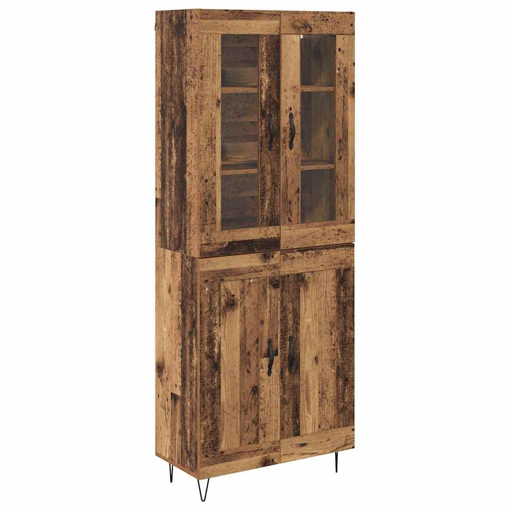Høyskap Gamle tre 69,5 x 34 x 90 cm Konstruert tre
