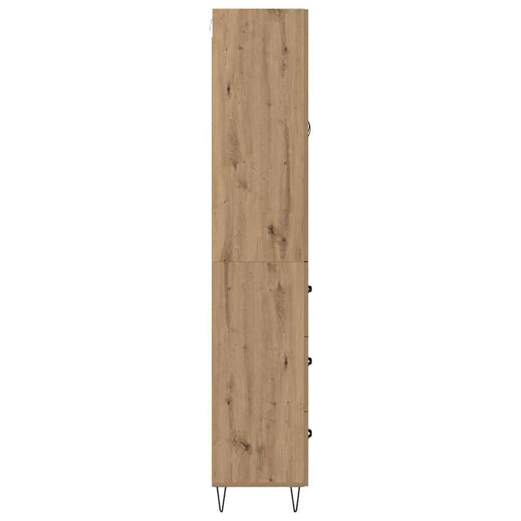 Høyskap Artisan Eik 69,5 x 34 x 90 cm Konstruert tre