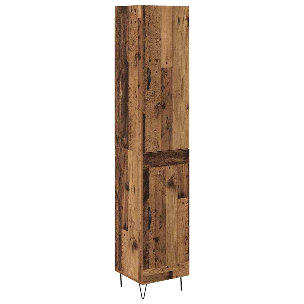 Høyskap Gamle tre 34,5 x 34 x 90 cm Konstruert tre