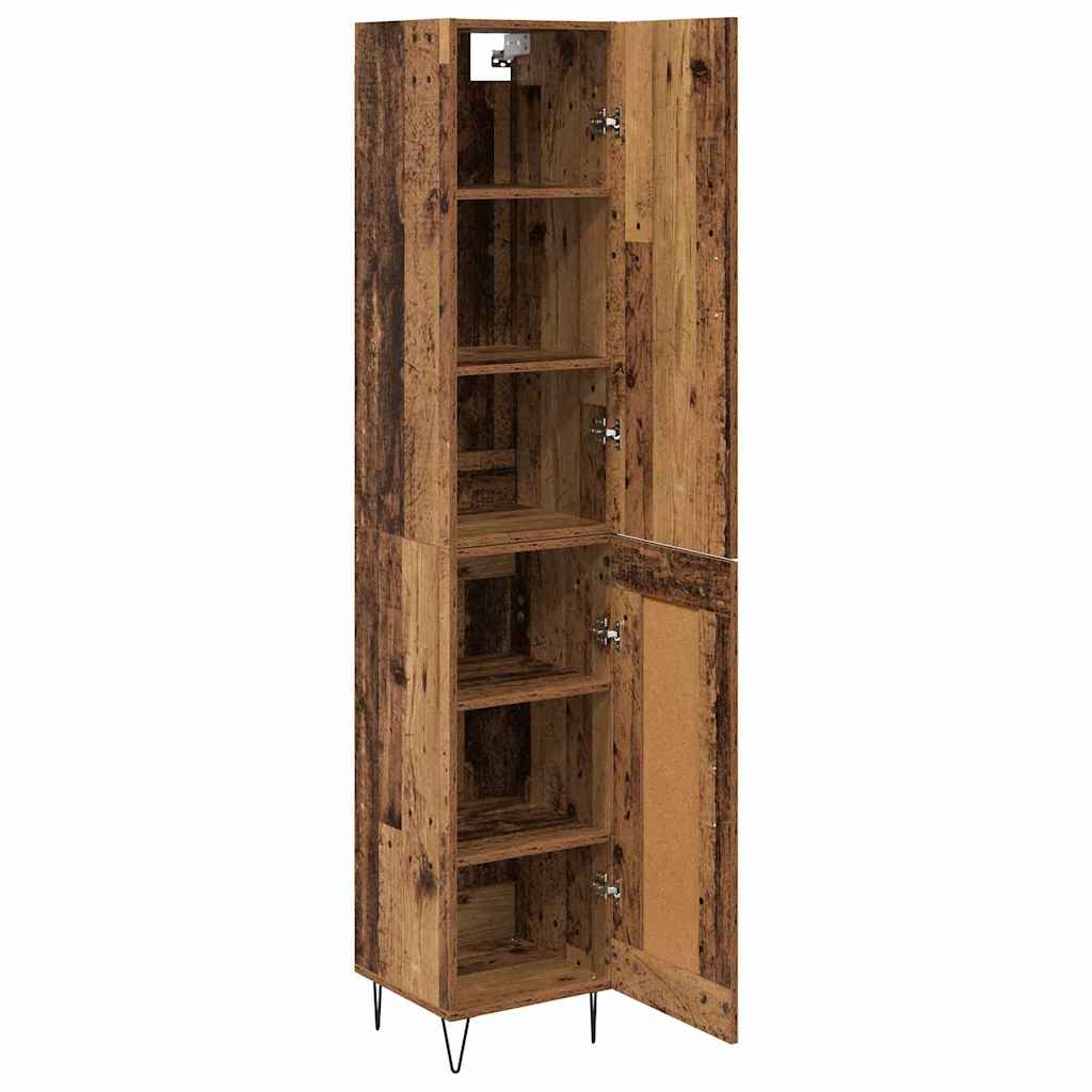 Høyskap Gamle tre 34,5 x 34 x 90 cm Konstruert tre