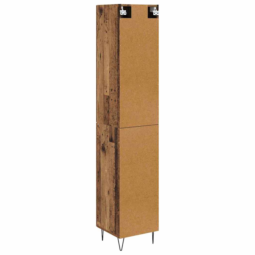 Høyskap Gamle tre 34,5 x 34 x 90 cm Konstruert tre