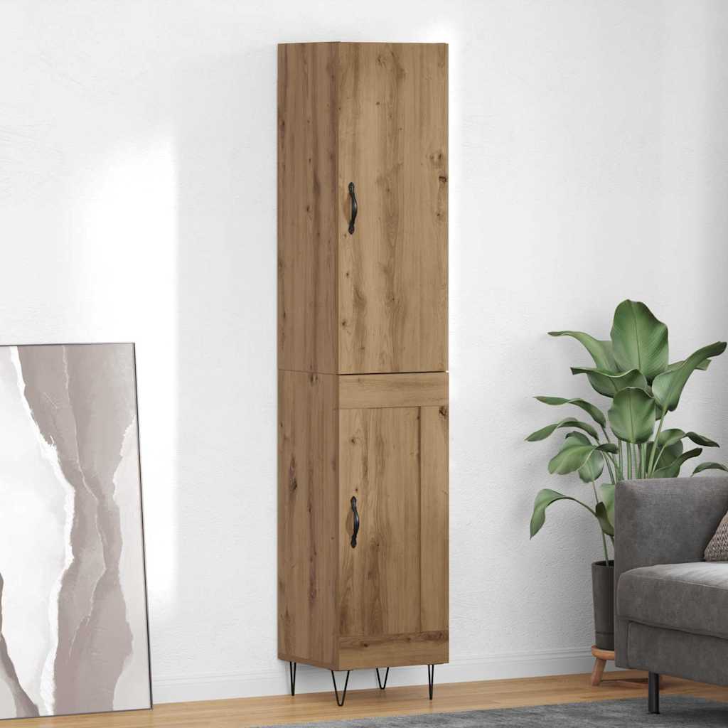 Høyskap Artisan Eik 34,5 x 34 x 90 cm Konstruert tre