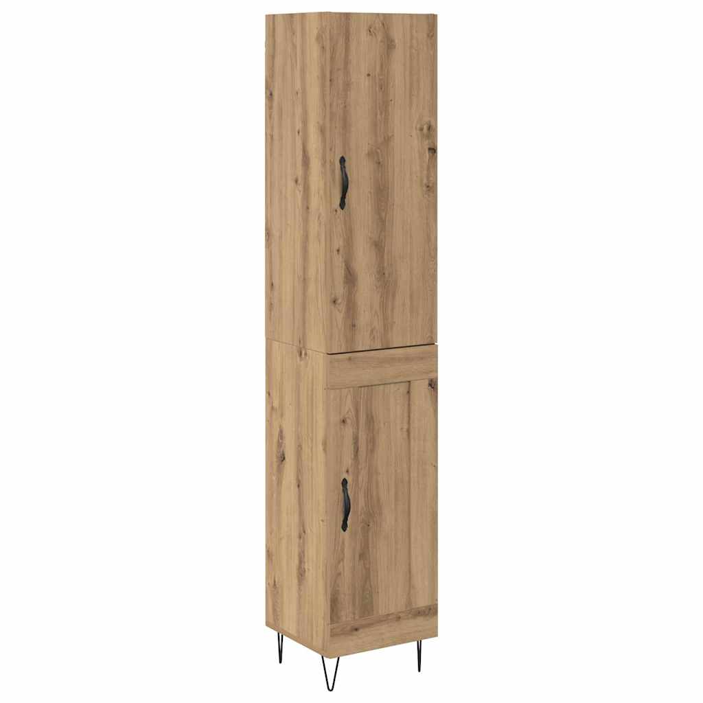 Høyskap Artisan Eik 34,5 x 34 x 90 cm Konstruert tre