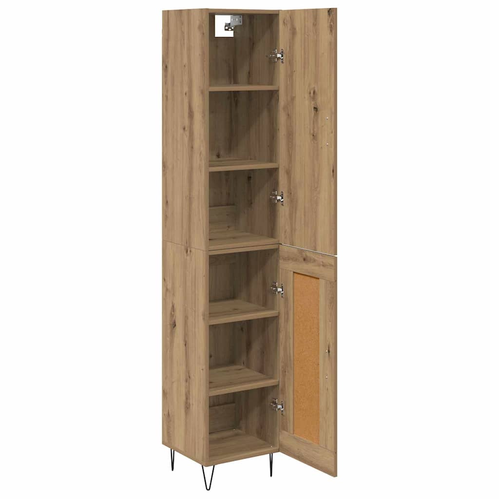 Høyskap Artisan Eik 34,5 x 34 x 90 cm Konstruert tre