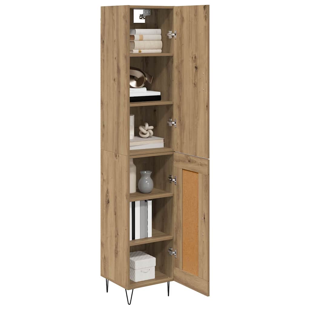 Høyskap Artisan Eik 34,5 x 34 x 90 cm Konstruert tre