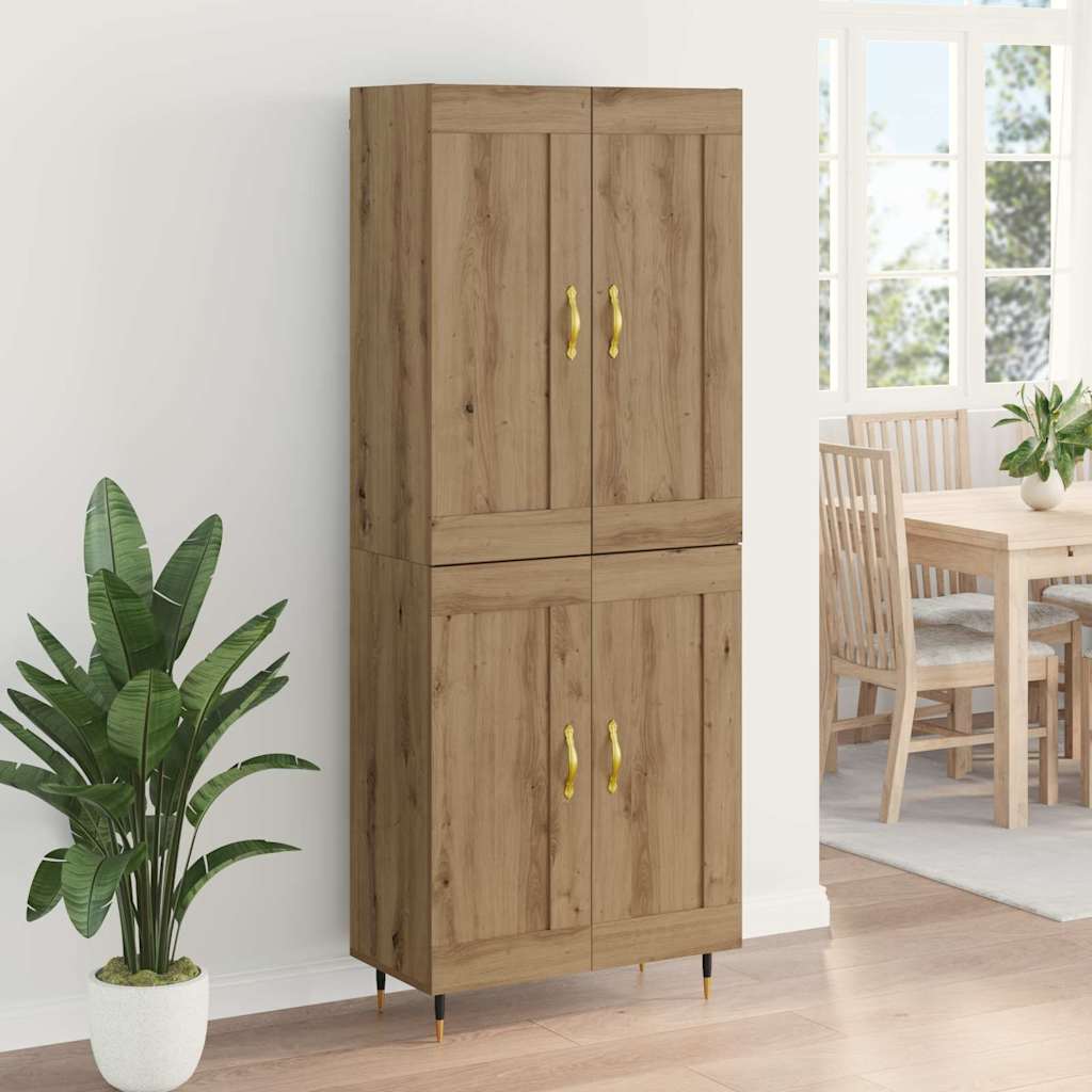 Høyskap Artisan Eik 69,5 x 34 x 90 cm Konstruert tre
