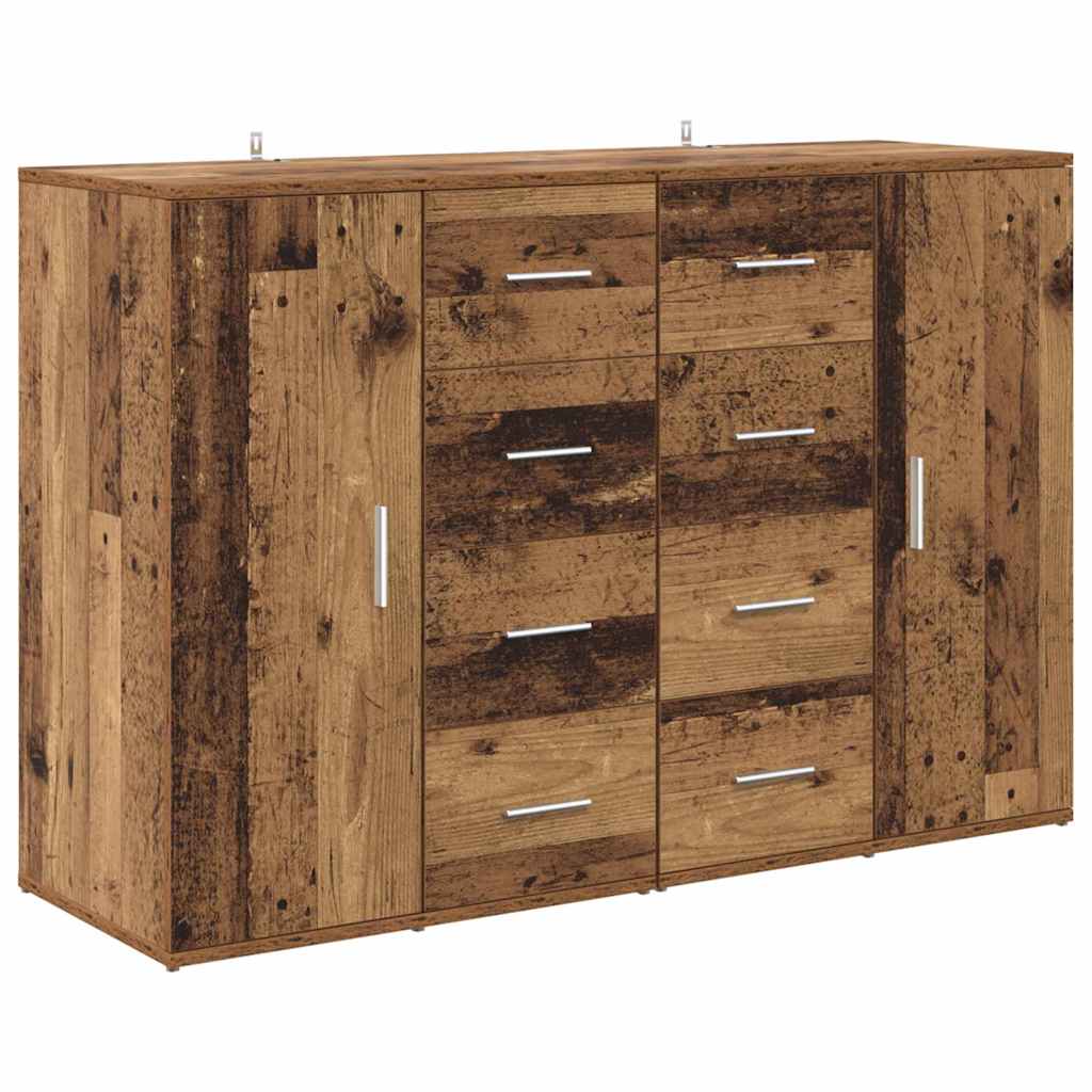 Skap Corona 2 pcs Gamle tre 59 x 39 x 80 cm Konstruert tre