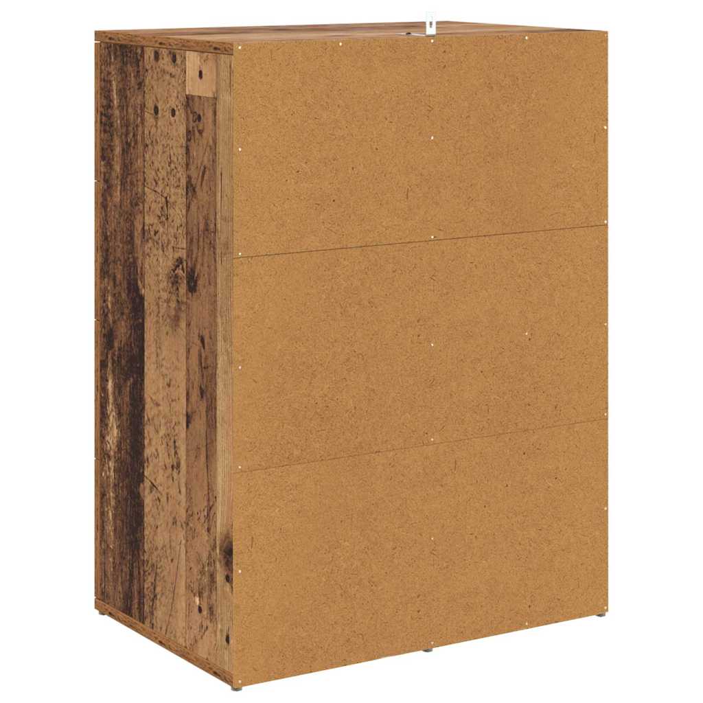 Skap Corona 2 pcs Gamle tre 59 x 39 x 80 cm Konstruert tre