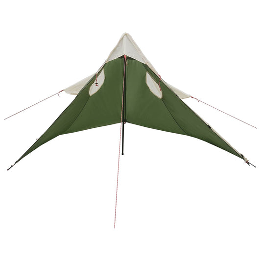 2-i-1 Regn Poncho med Hette Grønn 262 x 126 x 130 cm