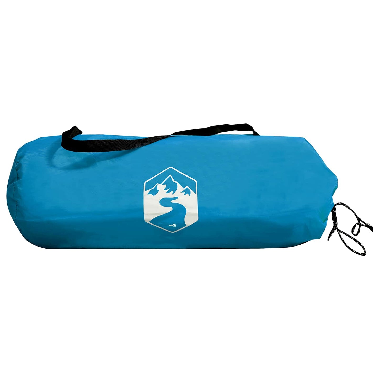 2-i-1 Regn Poncho med Hette Blå 262 x 126 x 130 cm