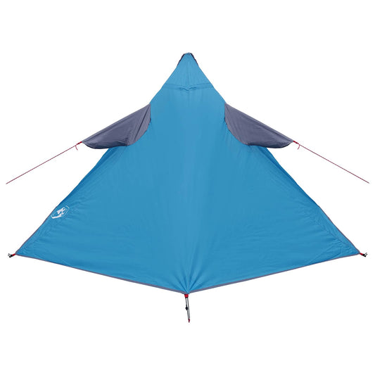 2-i-1 Regn Poncho med Hette Blå 262 x 126 x 130 cm