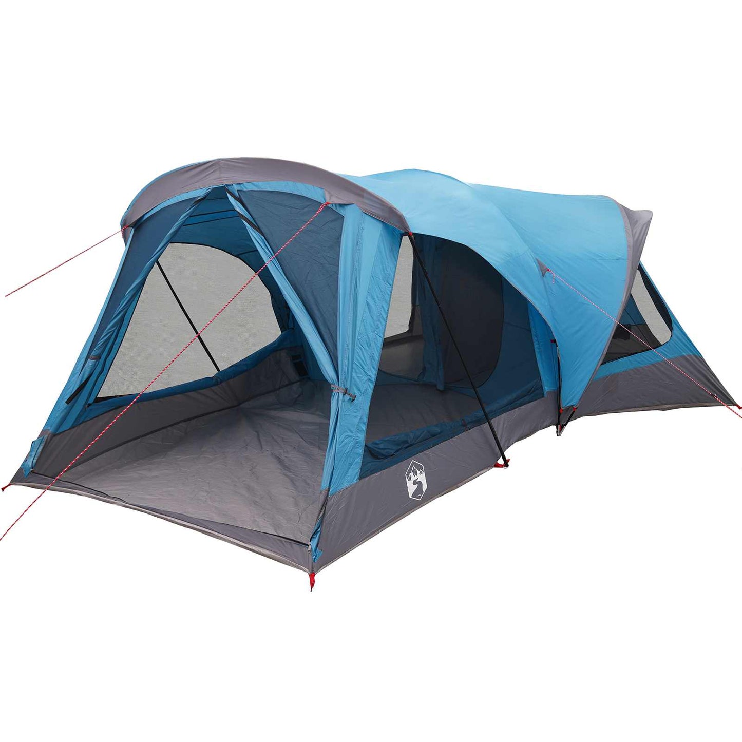 Familietelt Blå 550 x 555 x 208 cm 185T Polyester med PU Belegg