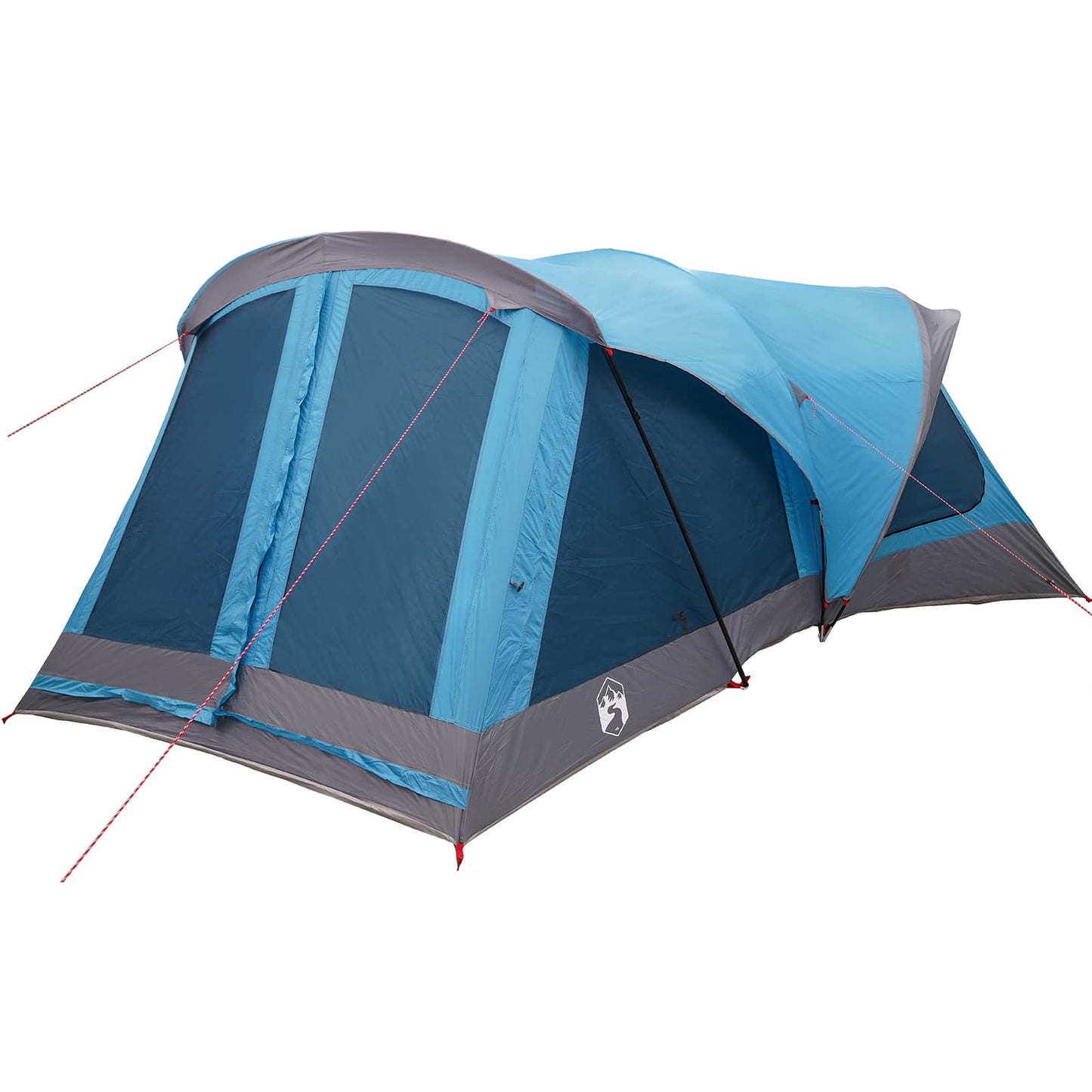 Familietelt Blå 550 x 555 x 208 cm 185T Polyester med PU Belegg