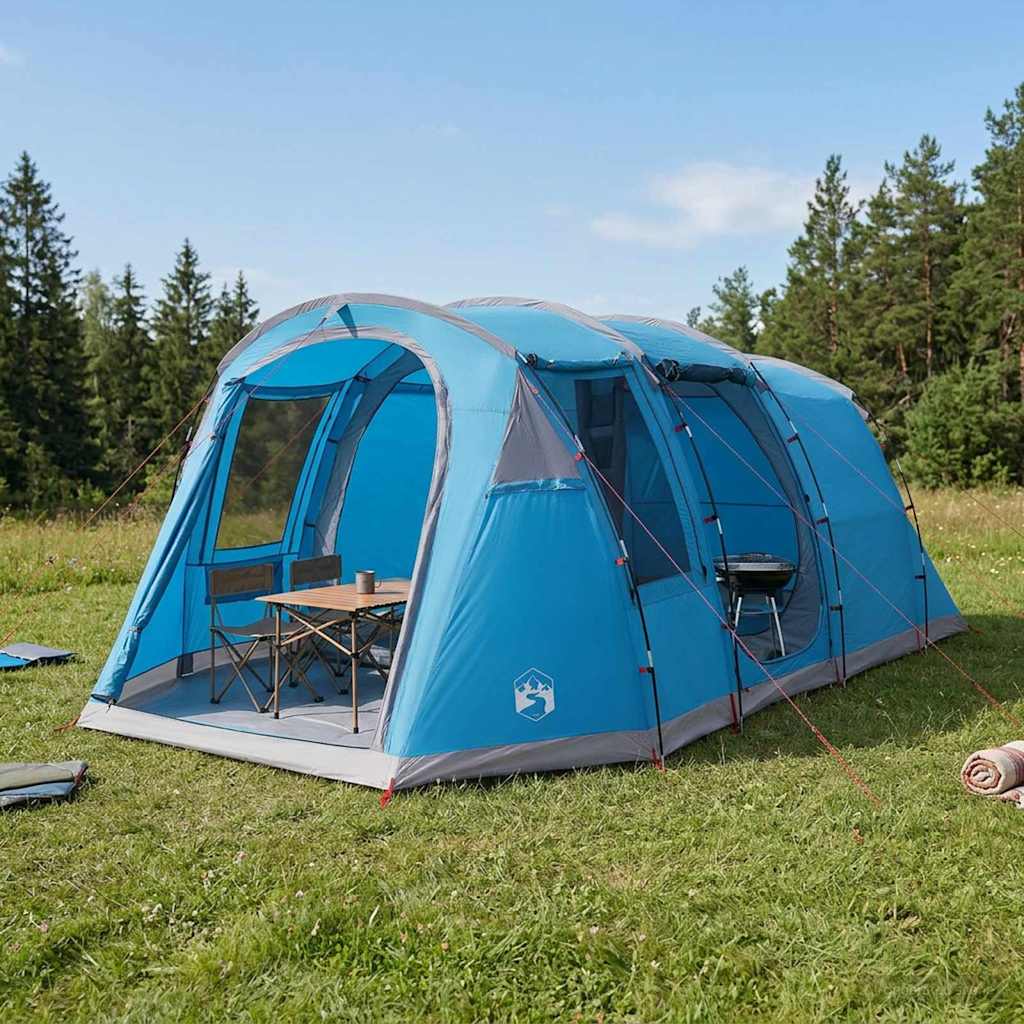 Tunneltelt Blå 505 x 330 x 204 cm 185T Polyester med PU Belegg