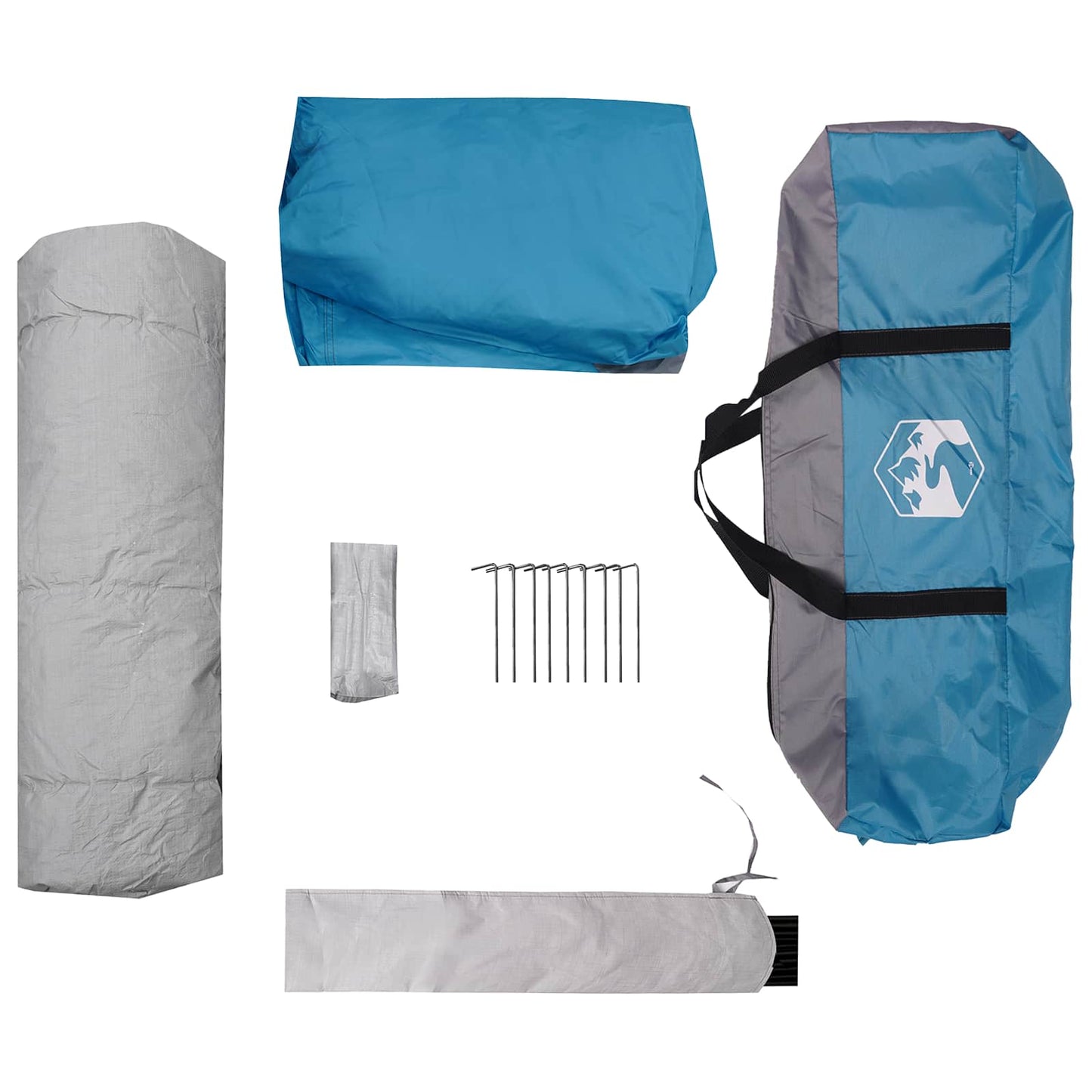 Sofort Telt Blå 340 x 280 x 190 cm 185T Polyester med PU Belegg