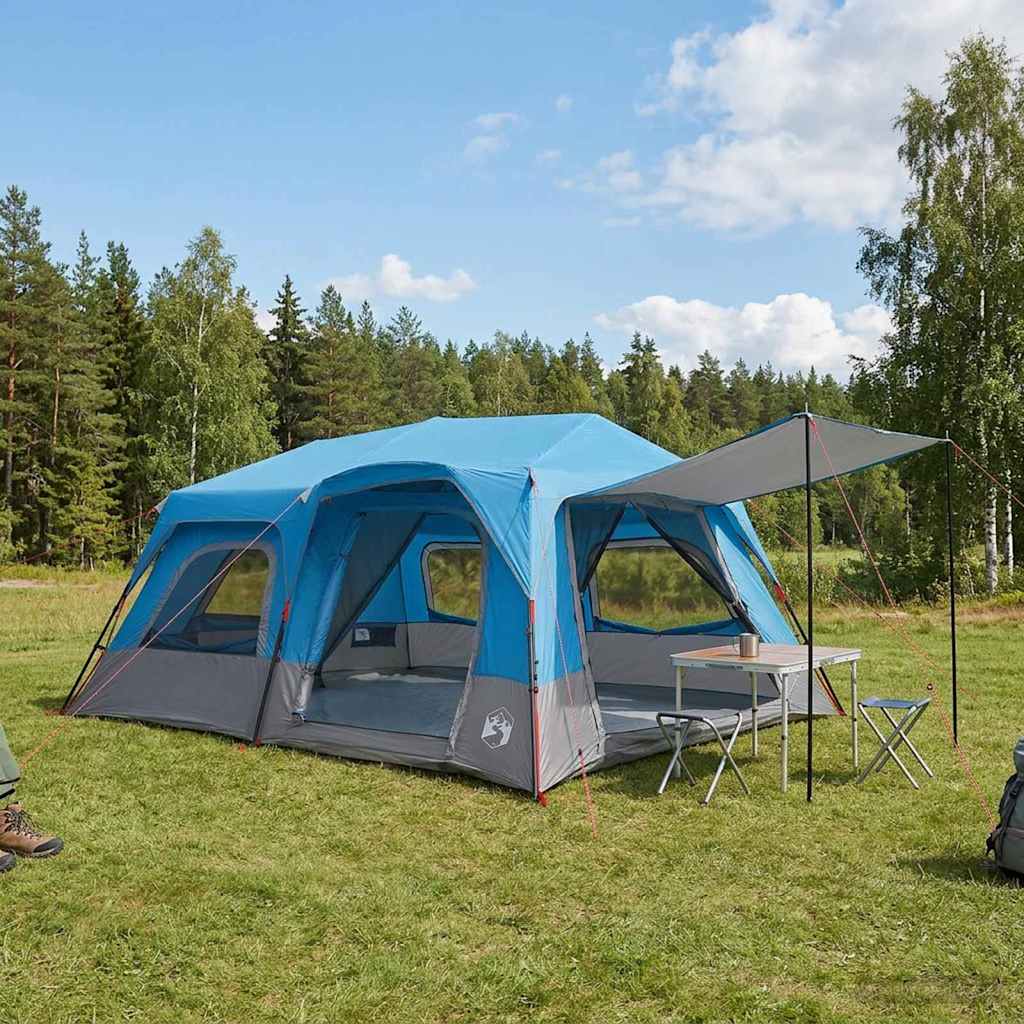 Sofort Telt Blå 10 personer 185T Polyester med PU Belegg