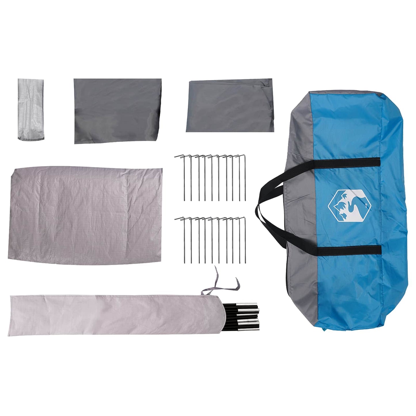 Sofort Telt Blå 524 x 232 x 192 cm 185T Polyester med PU Belegg