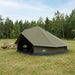 Familietelt Army grønn 12-Person Syntetisk bomull