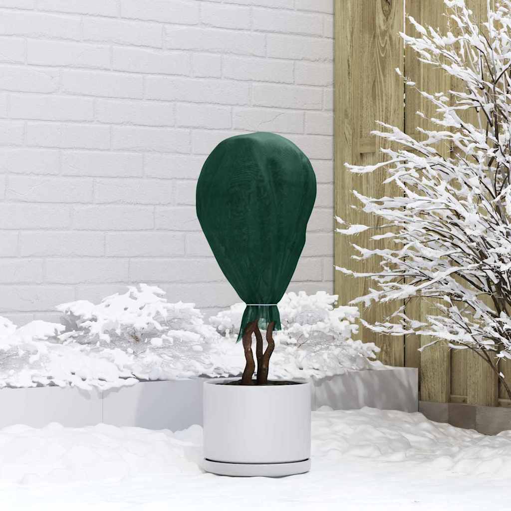 Frostbeskyttelse Plante Fleece grønn 100 x 1,6 m Uvevd Stoff