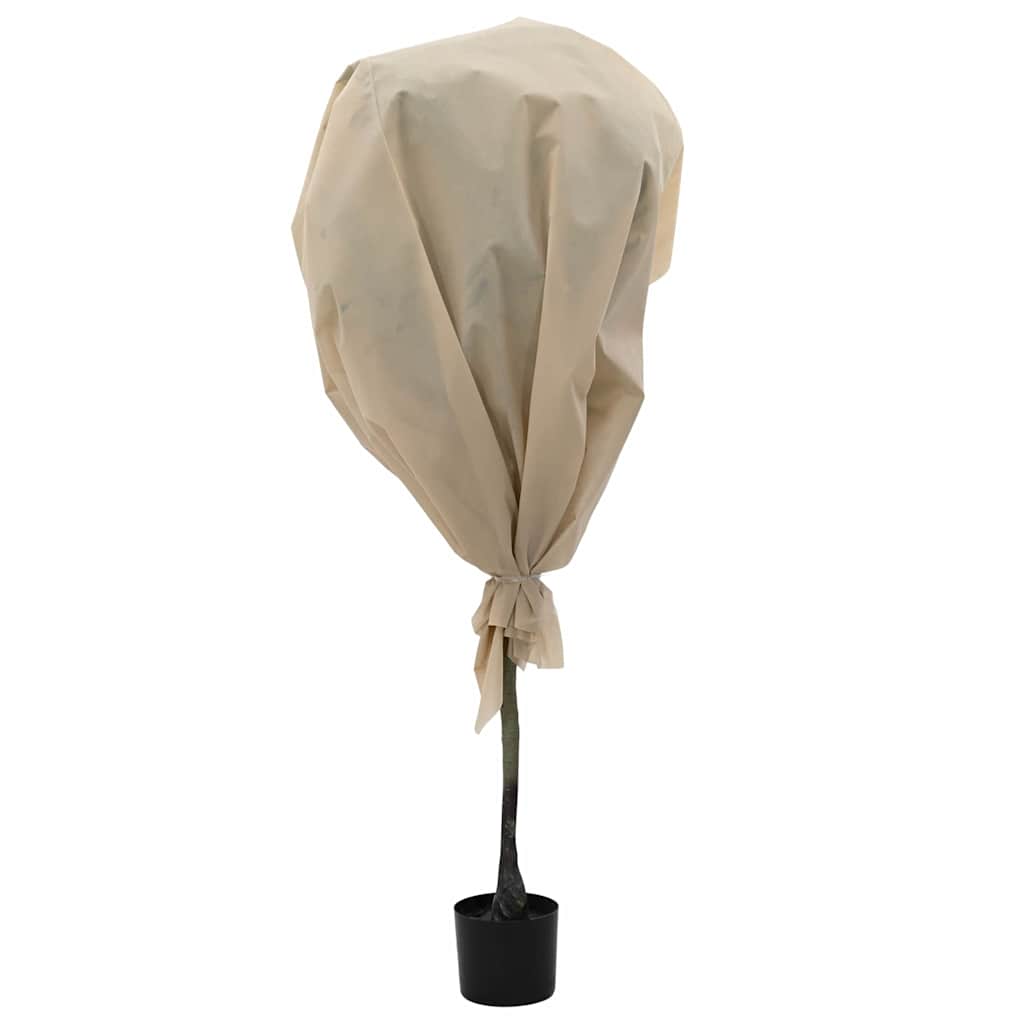 Frostbeskyttelse Plante Fleece Beige 100 x 1,6 m Uvevd Stoff