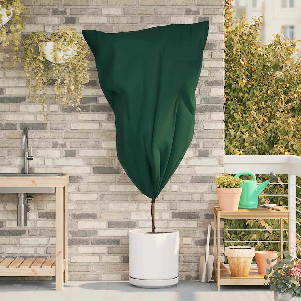 Frostbeskyttelse Plantefleece Dekker 10 pcs grønn 0,8 x 1,2 m