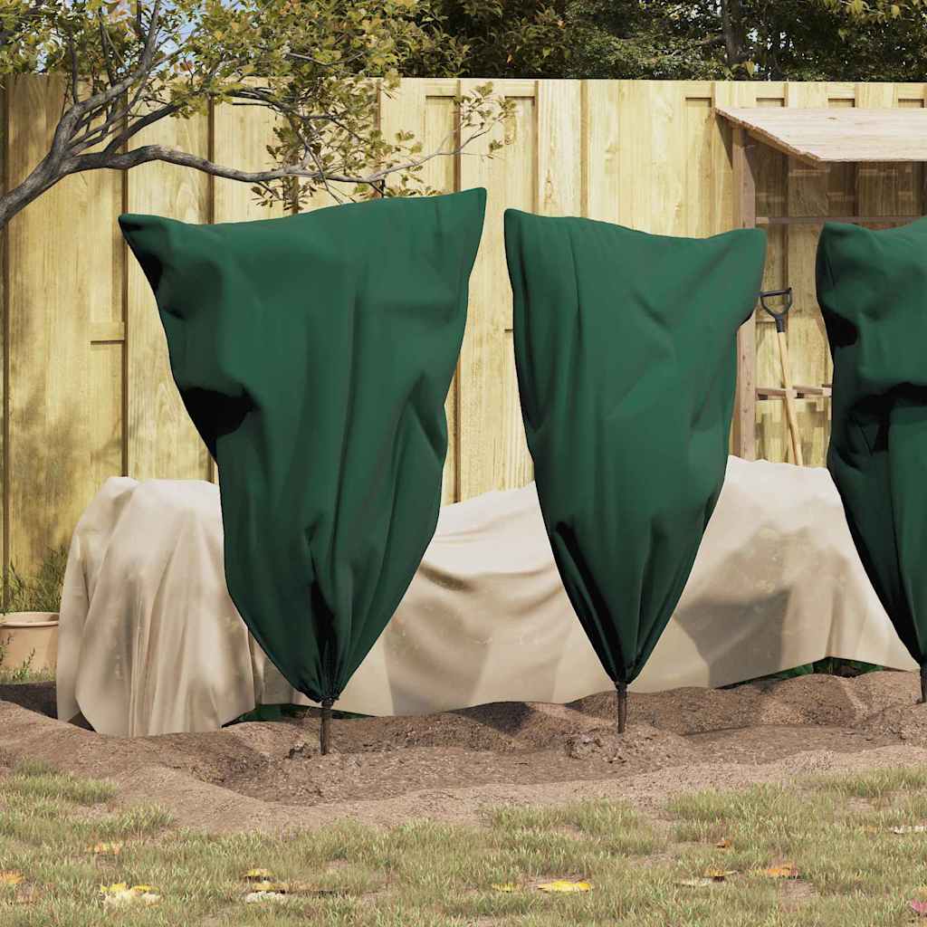 Frostbeskyttelse Plantefleece Dekker 10 pcs grønn 0,8 x 1,2 m
