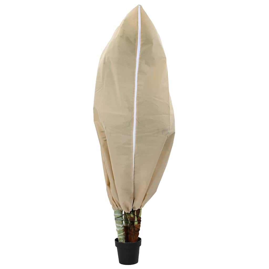 Frostbeskyttelse Plantefleece Dekker 5 pcs Beige 1,55 x 1 m