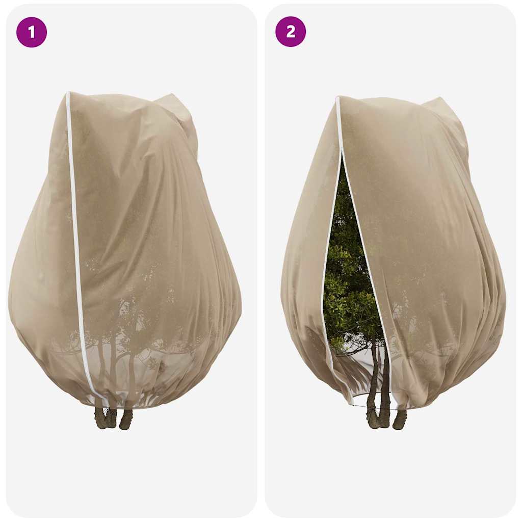 Frostbeskyttelse Plantefleece Dekker Beige 3,5 x 2,5 m