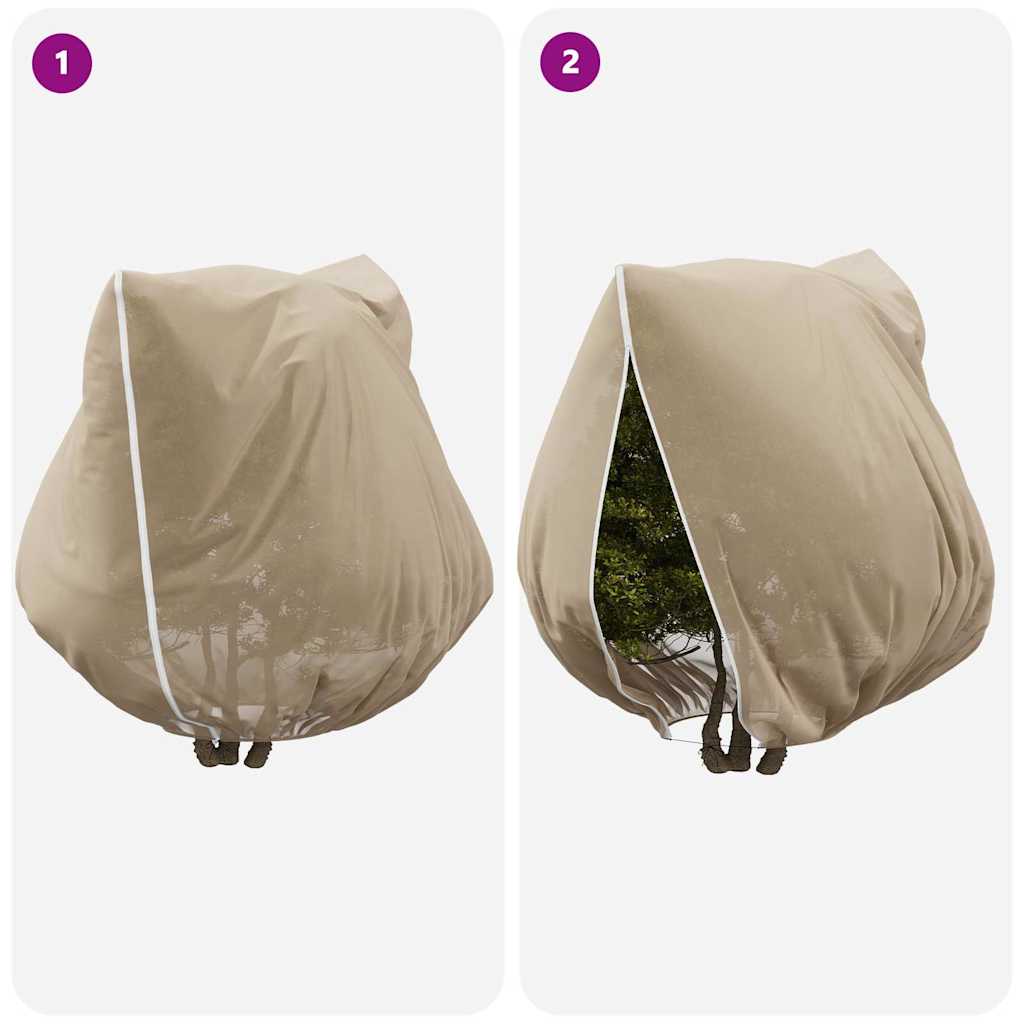 Frostbeskyttelse Plantefleece Dekker 3 pcs Beige 2,5 x 3,14 m