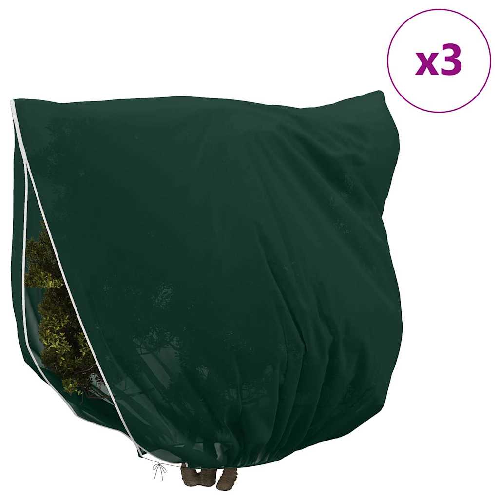 Frostbeskyttelse Plantefleece Dekker 3 pcs grønn 2 x 2,36 m