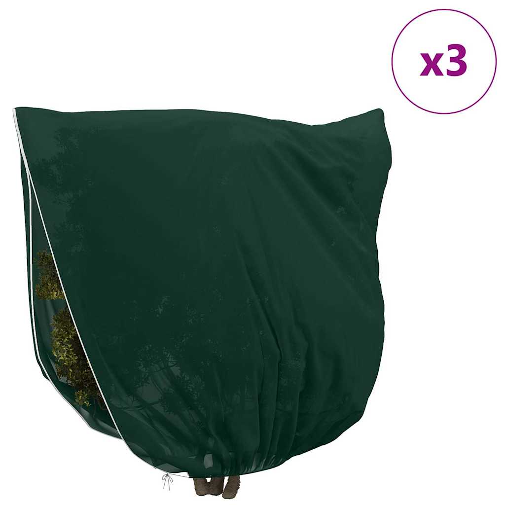 Frostbeskyttelse Plantefleece Dekker 3 pcs grønn 3,5 x 3,93 m