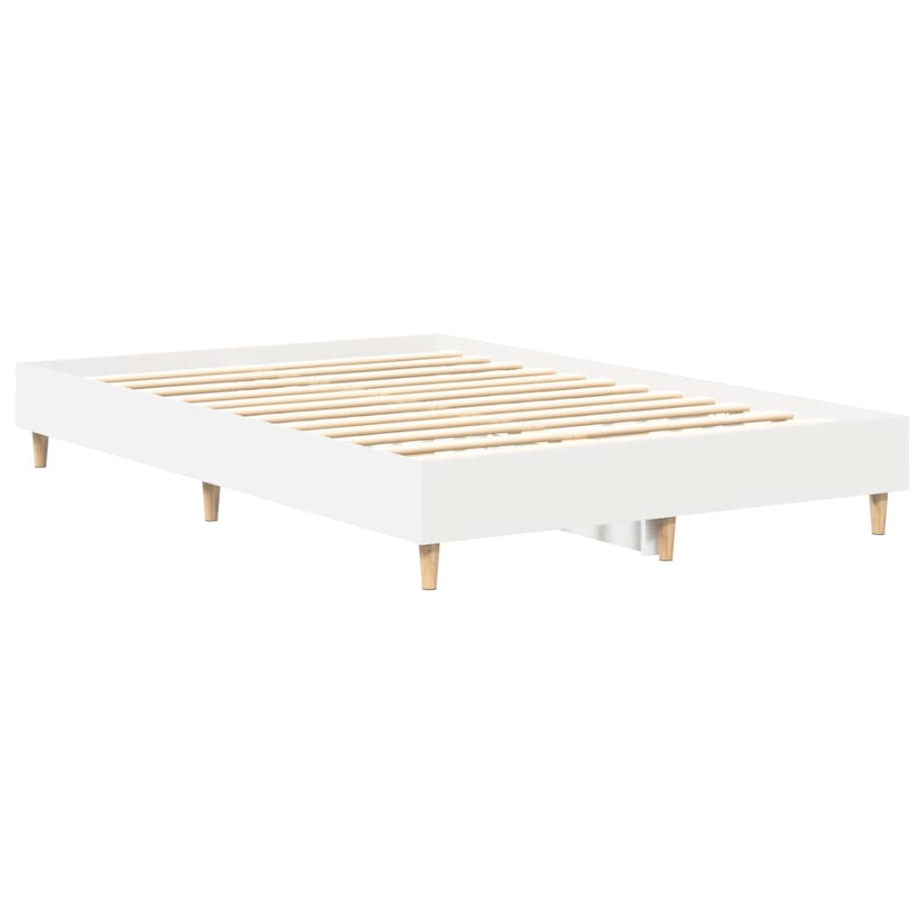 Sengestamme Hvit 137 x 190 cm Konstruert tre