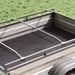 Presenningbeslag for tilhengere 2 pcs sølv 100-145 cm Aluminium