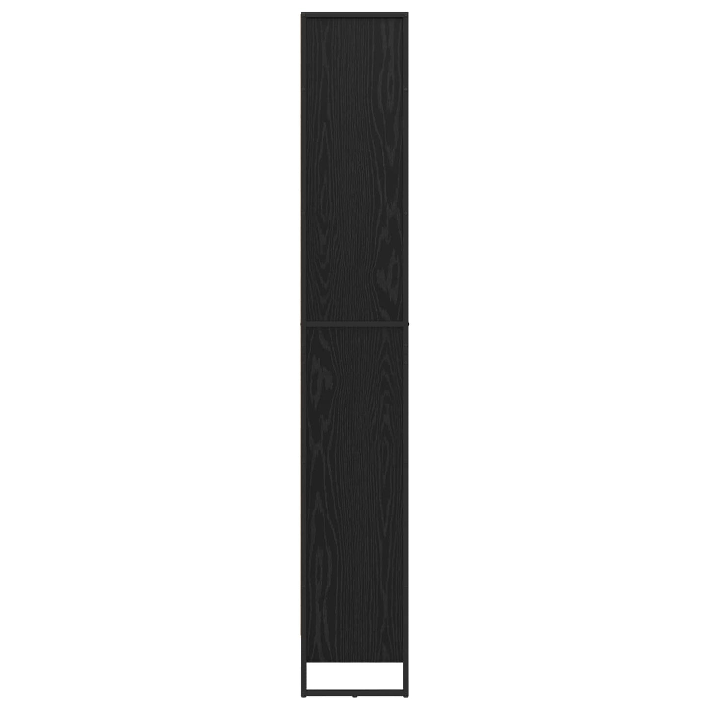 Bokskap 60 x 30 x 189,5 cm Konstruert tre Svart Eik