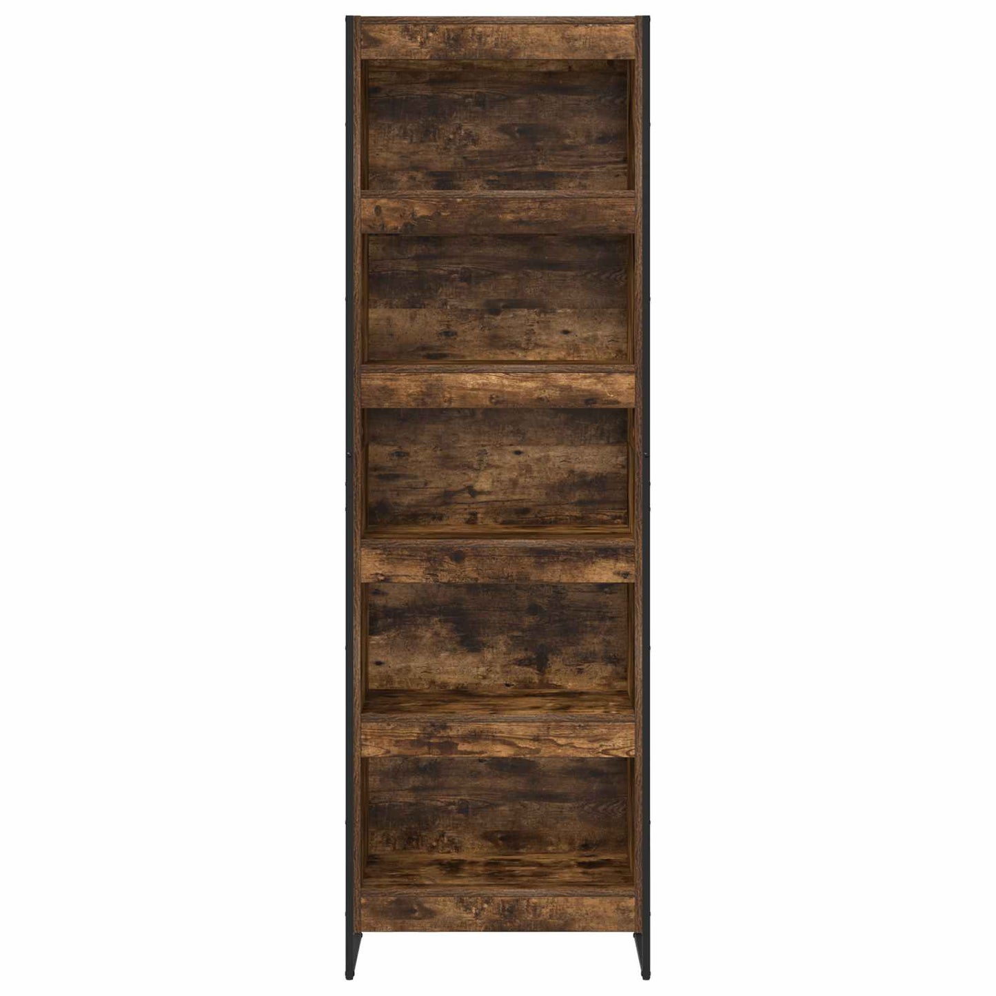 Bokskap 60 x 30 x 189,5 cm Konstruert tre Røyk Eik