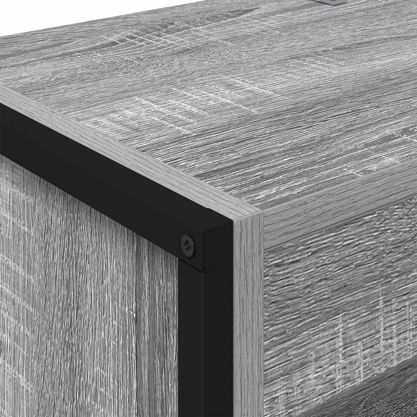 Bokskap 60 x 30 x 189,5 cm Konstruert tre Grå Sonoma
