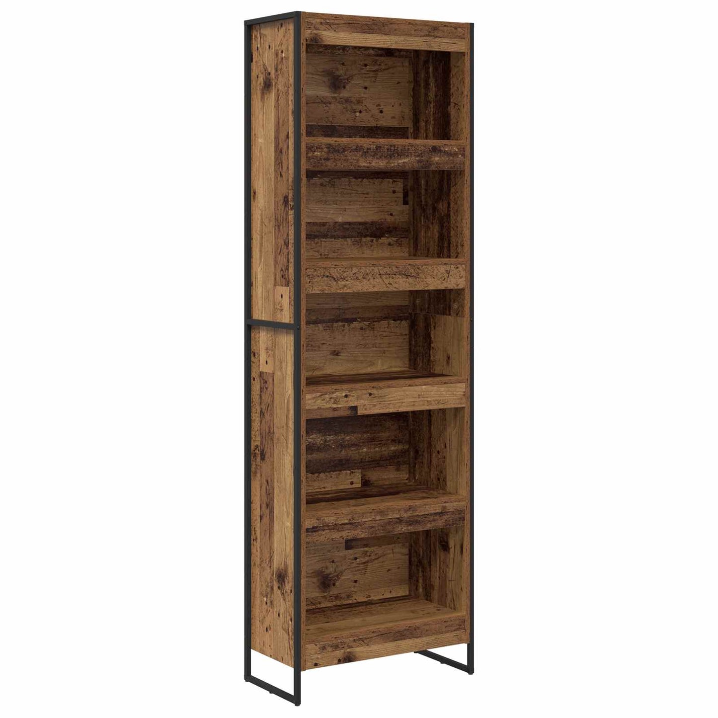 Bokskap 60 x 30 x 189,5 cm Konstruert tre Gamle tre