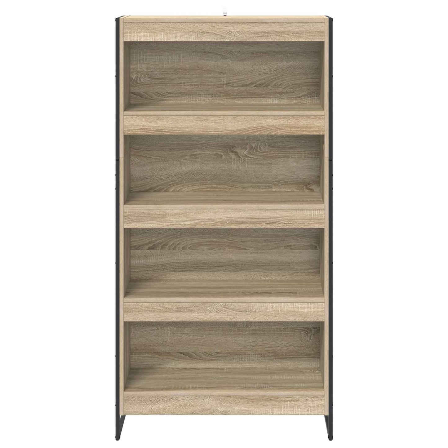 Bokskap 80 x 30 x 155 cm Konstruert tre Sonoma