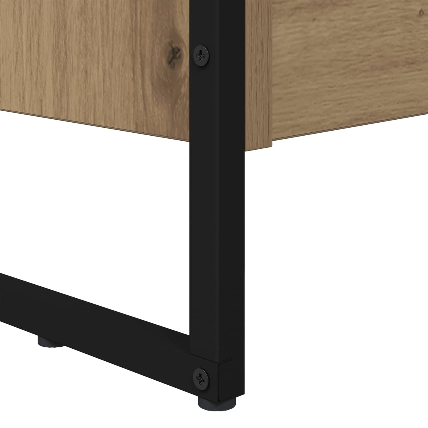 Bokskap 80 x 30 x 155 cm Konstruert tre Kunstnerisk Eik